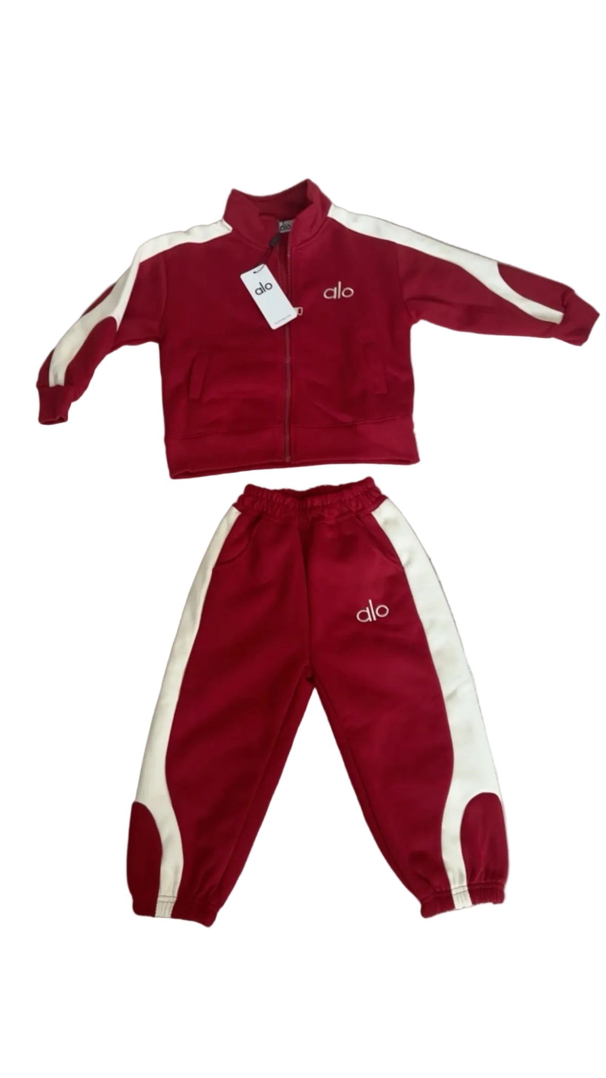 2PC. RED JOGGER SET
