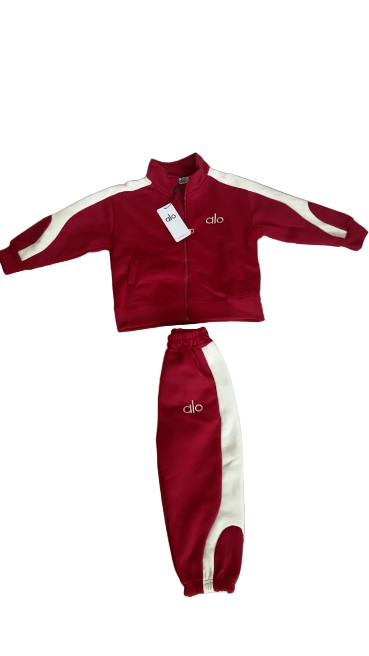 2PC. RED JOGGER SET