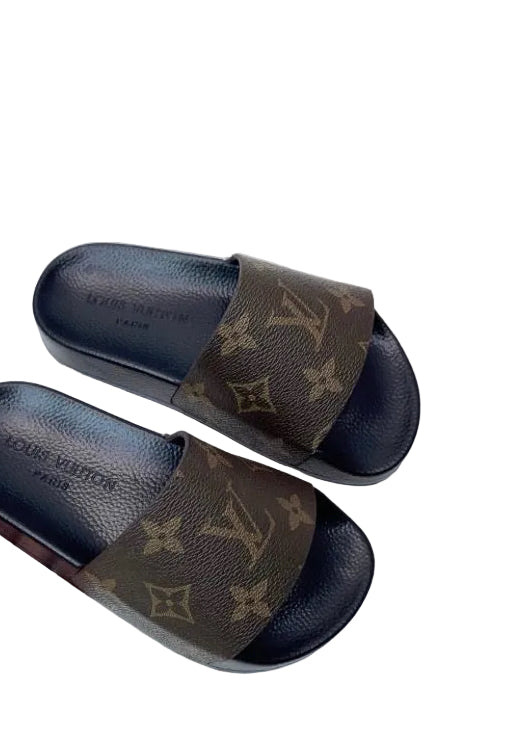 LV MONOGRAM SLIDES